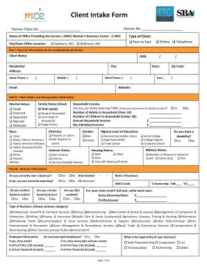 Client Intake Form - Maryland Capital Enterprises,... - marylandcapital