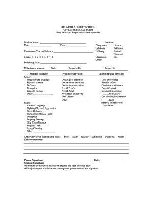 Office Referral Form