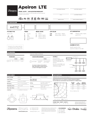 Apeiron LTE LED Downlight Order Form