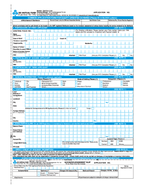 SBI Mutual Fund Application Form