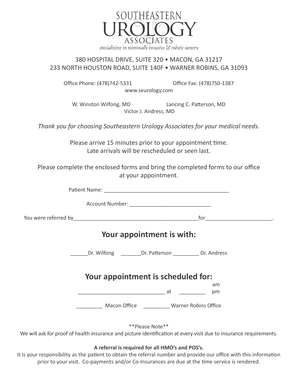 Patient Intake Form
