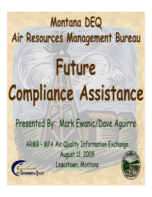 Future Compliance Assistance - Montana Petroleum - montanapetroleum