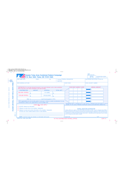 Combined Federal Campaign Contribution Form