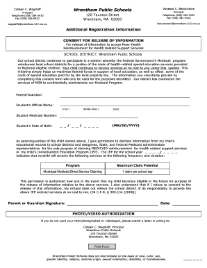 Consent for Release of Information