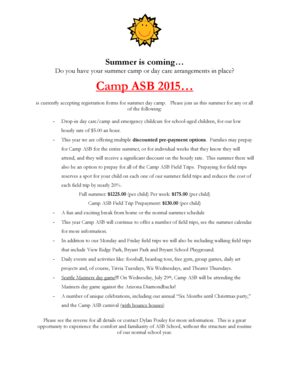 Camp ASB Ad-Registration Form-Info Letter - Assumption - St ...