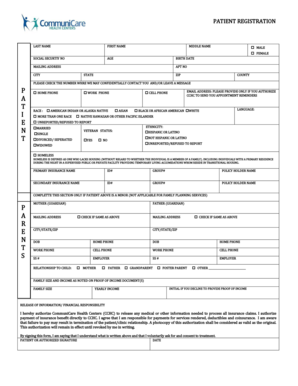 Patient Registration Form