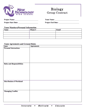 Project on food poisoning pdf - group contract sample