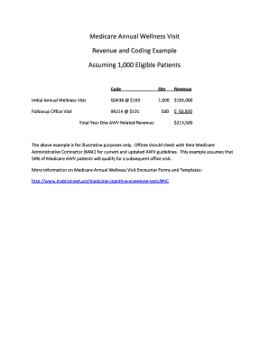 Fillable Online Revenue and Coding Example Fax Email Print - pdfFiller