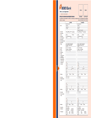 ICICI Bank Home Loan Application