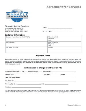 Agreement for Services