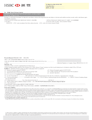 Export Trade Collection Negotiation Instructions