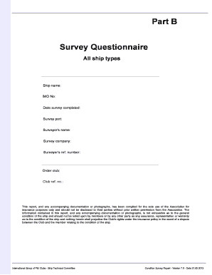 Condition Survey Report