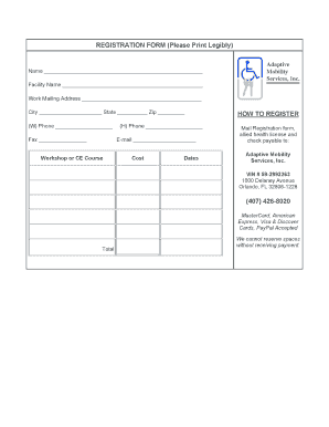 Healthcare Registration Form