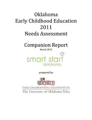 Oklahoma Early Childhood Education Needs Assessment