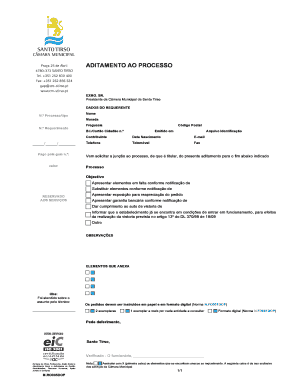 Aditamento ao Processo