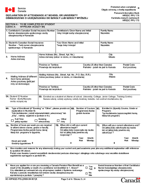 Canada Pension Plan Child's Benefits Application