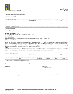 Power of Attorney for Gas Supplier Change