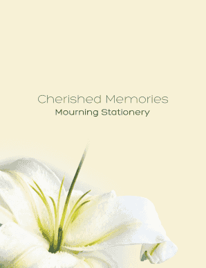 Funeral Order of Service Template