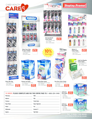 Pharmacy Order Form