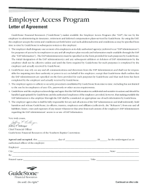 Employer Access Program Agreement