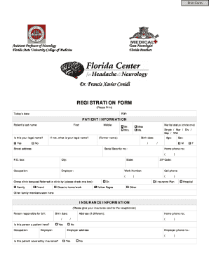 Patient Registration Form