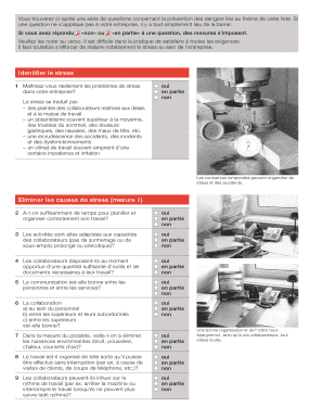 Liste de contrôle