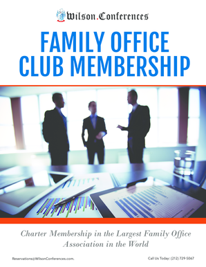 Family Office Club Charter Membership Application
