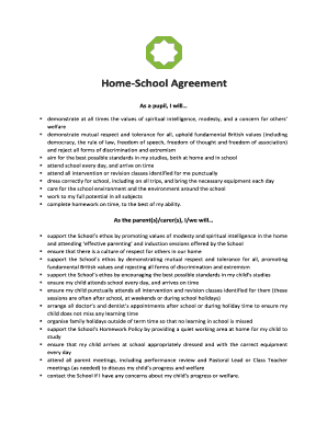 Home-School Agreement