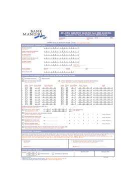 Bank Mandiri Internet and SMS Banking Application
