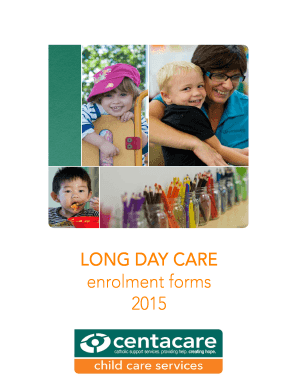 Long Day Care Enrolment Forms