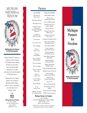 Michigan Partners for Freedom Membership Form