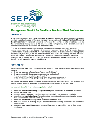 Environmental Management Toolkit for SMEs