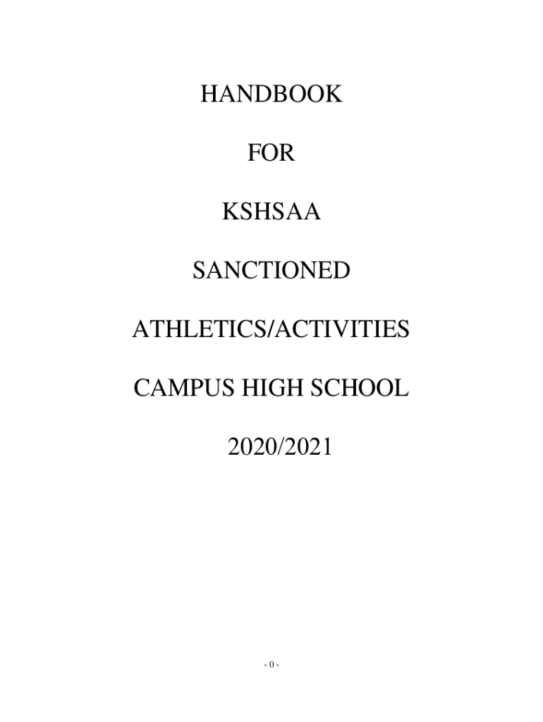 Fillable Online Rule 52 INTRODUCTION PHILOSOPHY Rule 52 KSHSAA