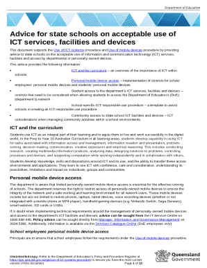Advice for state schools on acceptable use of ICT facilities ...