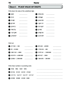 maths homework sheets pdf