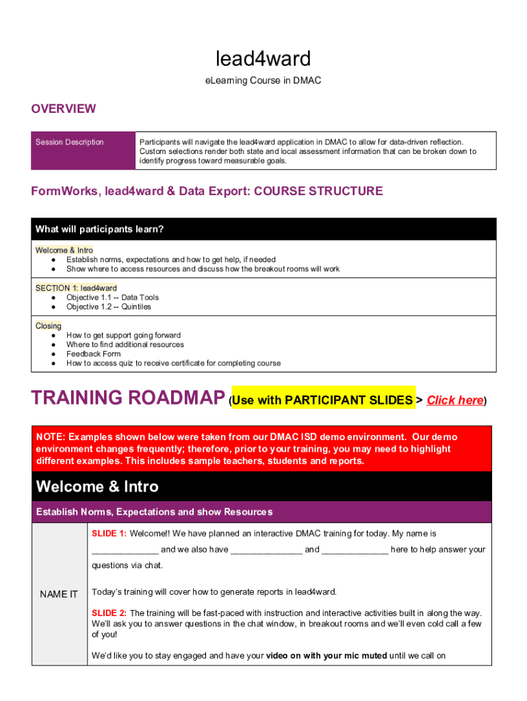 Fillable Online Lead4ward Simple Instructional Strategies at your