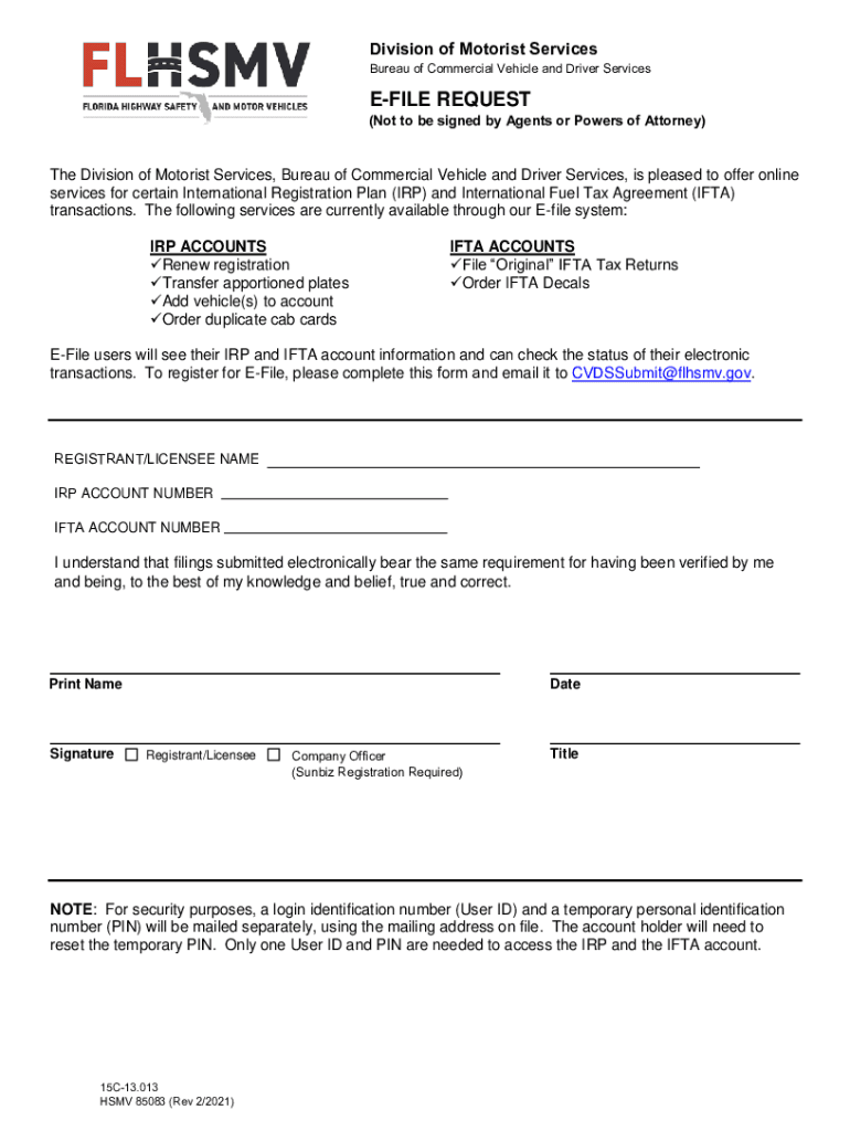 florida ifta decal order form Preview on Page 1