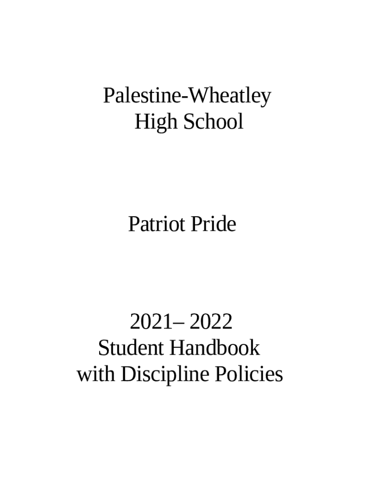 PalestineWheatley Sch. Dist. ADE My School Info Doc Template pdfFiller
