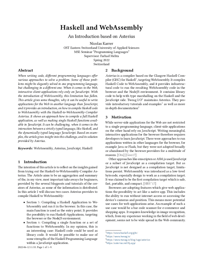 Form preview