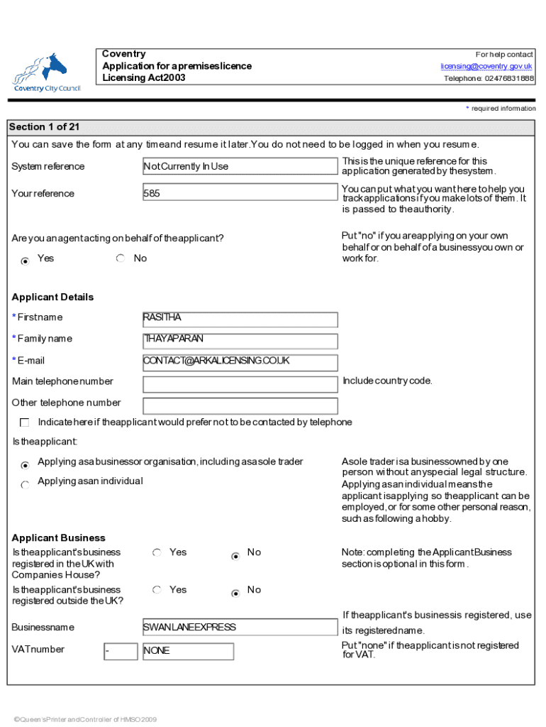 Form preview