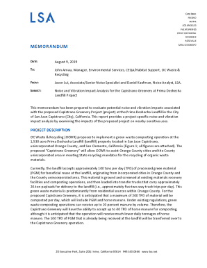 Fillable Online Noise Memo.docx Fax Email Print - pdfFiller