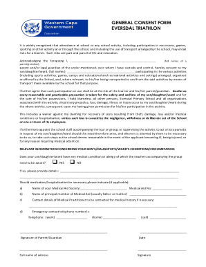 Fillable Online PARENT CONSENT FORM for STUDENT ACTIVITY ... Fax Email ...