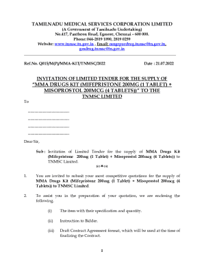 Tamil Nadu Medical Services Corporation Limited - BharatiBiz