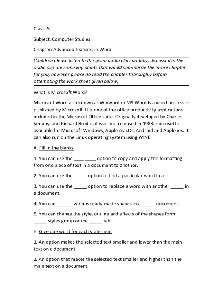 Form preview