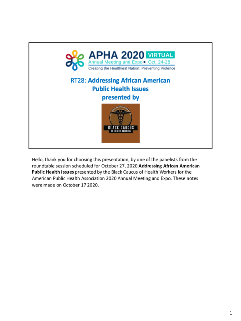 Fillable Online 17 African American Public Health Heroes You Need To ...