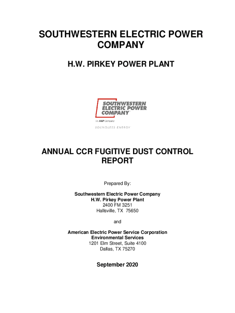 Fillable Online SWEPCO to end coal operations at two plants, upgrade a