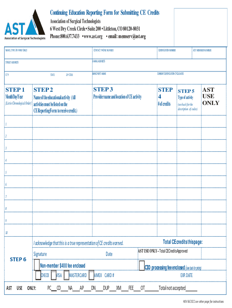 The Surgical Assistant Published Quarterly by the Association of Preview on Page 1.