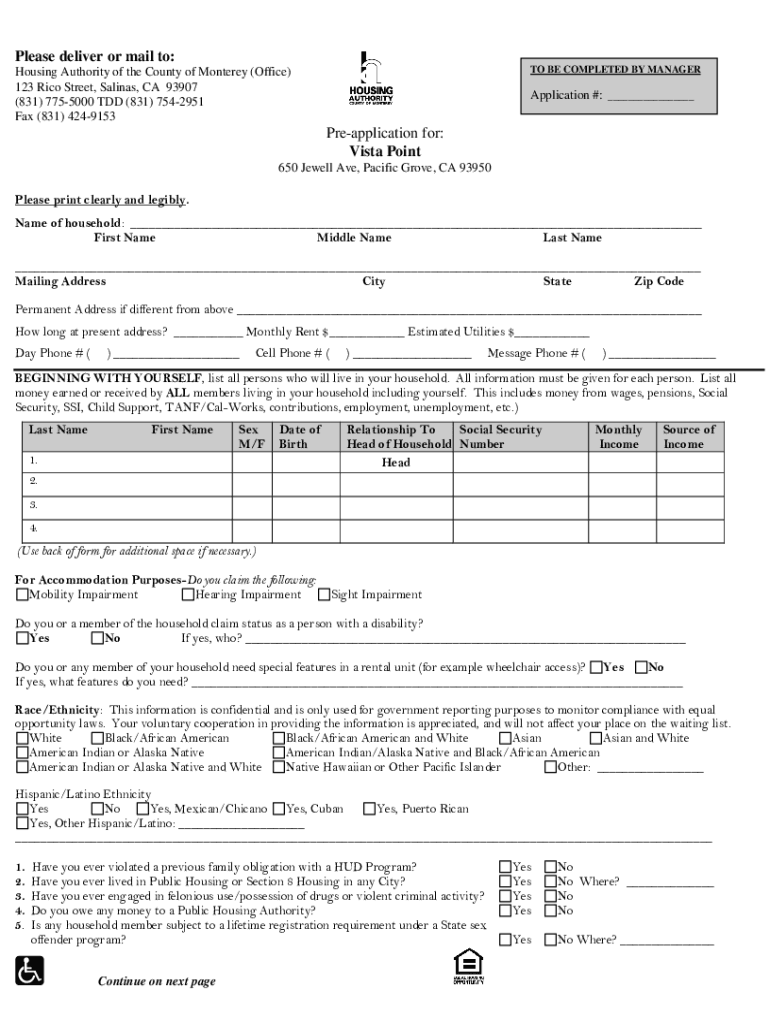 Fillable Online Service Name EMERGENCY HOUSING VOUCHER PROGRAM Fax