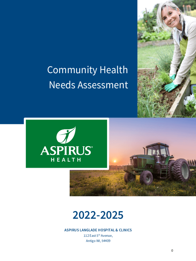 Fillable Online Community Health Needs Assessment - Aspirus Fax Email ...
