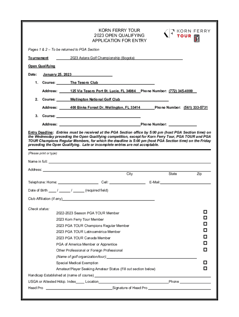 Fillable Online Img Bluegolf Korn Ferry Tour Strategies To Qualify And Fillable Online Img Bluegolf Korn Ferry Tour Strategies To Qualify And